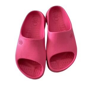 G/FORE Fore Play Pink Rubber Slide Sandals Womens 8 Mens 6